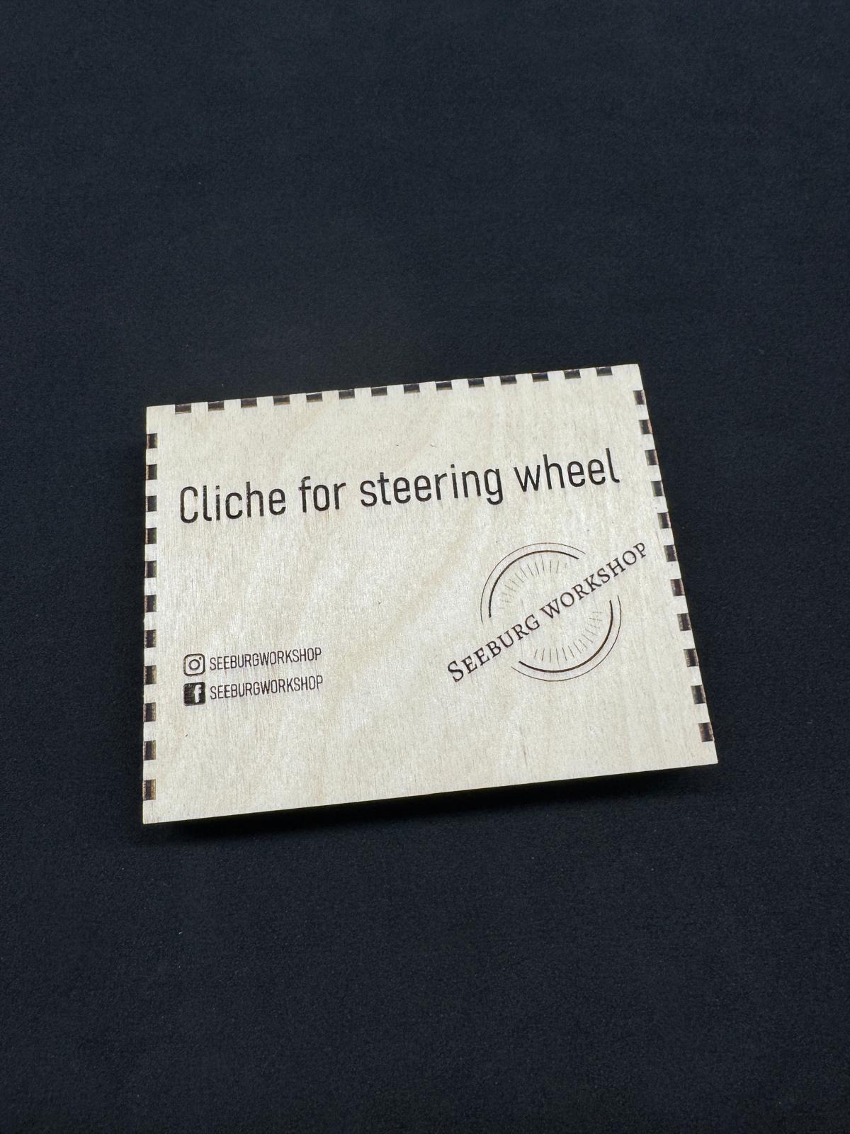 Heat stamp set for steering wheel repair 3 items