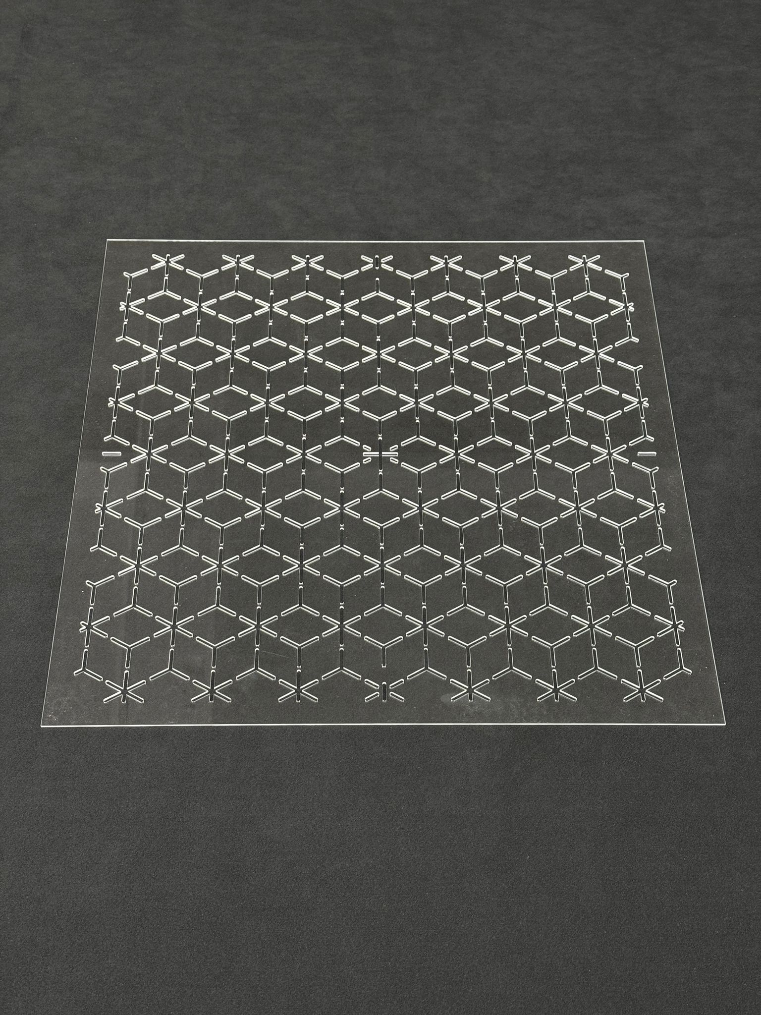 Stitching template 3D Cubes – Upholstery shop
